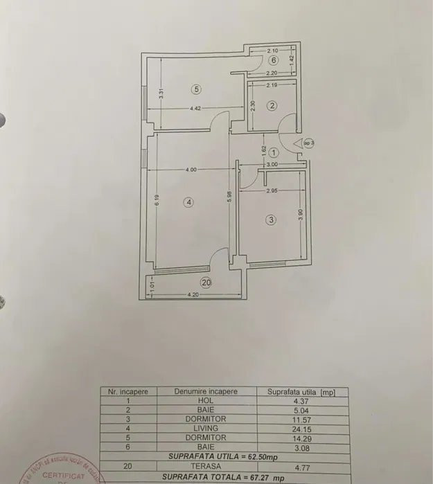  apartament situat in zona INEL II - ACADEMIE, in bloc nou