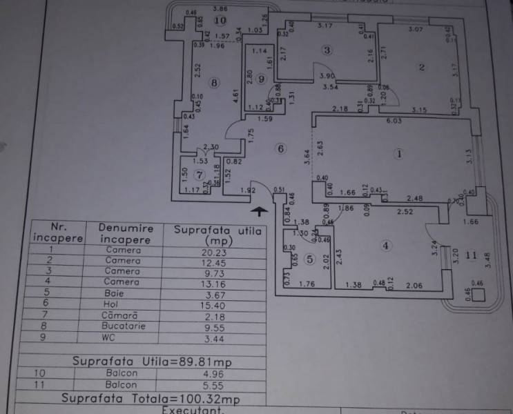 Apartament situat in zona TOMIS III – CITY MALL
