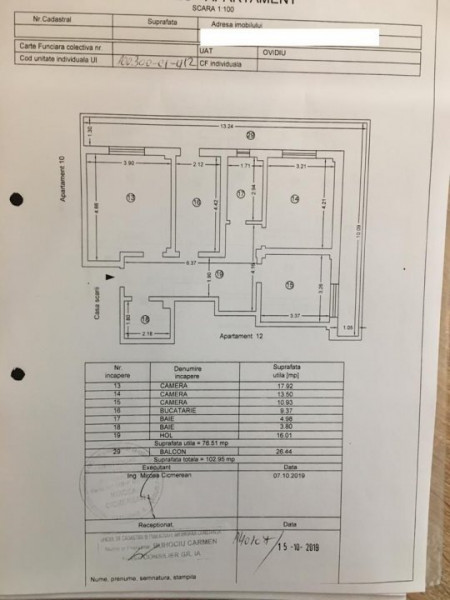 Apartament situat in OVIDIU - vedere Siutghiol si Insula Ovidiu,