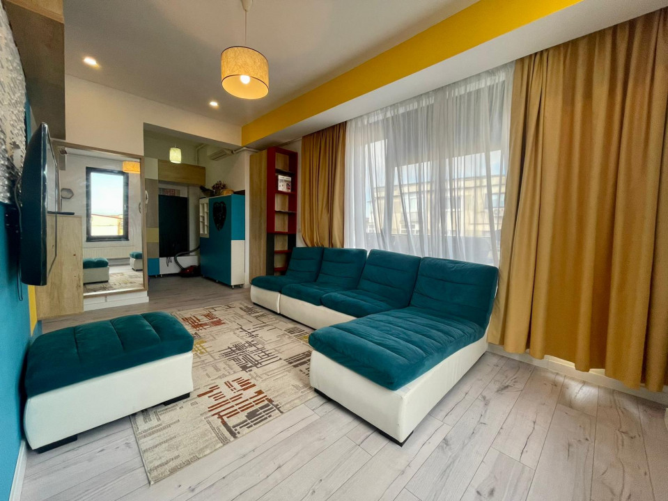  apartament cu 3 camere si terasa, la DACIA – SCOALA SPECTRUM, in bloc nou