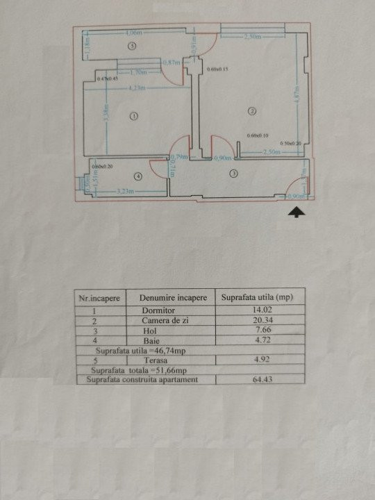 Apartament 2 camere situat in zona PRIMO