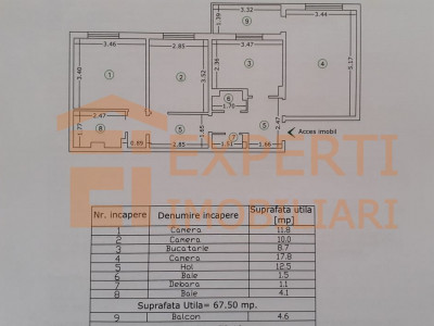 Apartament 3 camere situat in zona ICIL