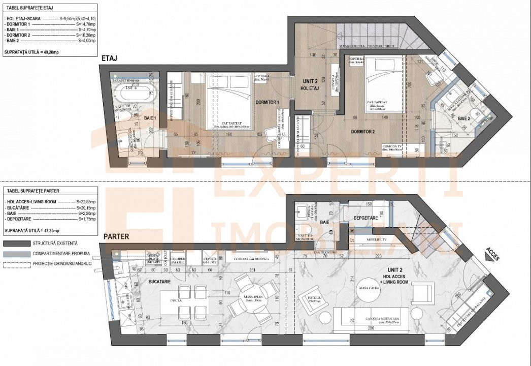 DUPLEX P+1, situat in zona DACIA