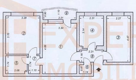 Apartament 3 camere situat in zona DACIA