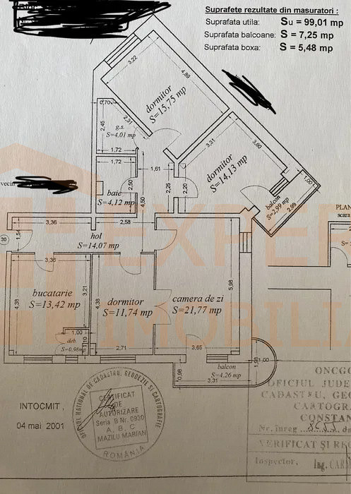 Apartament zona Stadion 4 camere 