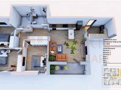 Apartament 4 camere situat in zona Tomis Plus