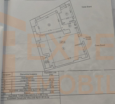 Apartament 2 camere zona City Park Mall bloc nou