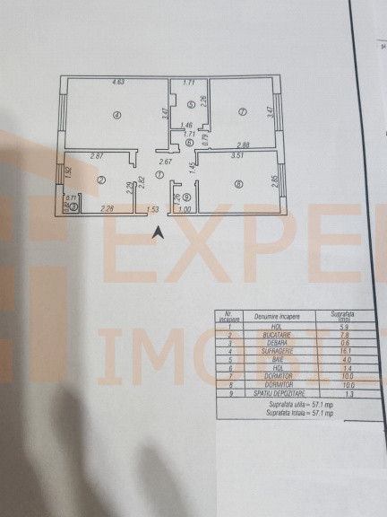 Apartament 3 camere zona Inel II