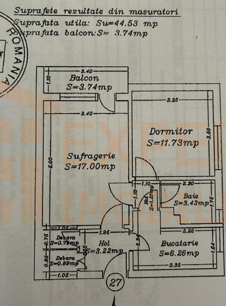 Apartament 2 camere zona Piață Brotăcei, Constanta